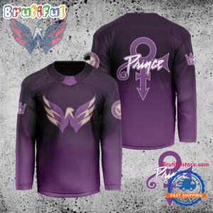 NHL Washington Capitals Personalized Prince Night Hockey Jersey