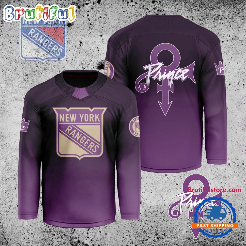 NHL New York Rangers Personalized Prince Night Hockey Jersey NHL New York Rangers Personalized Prince Night Hockey Jersey