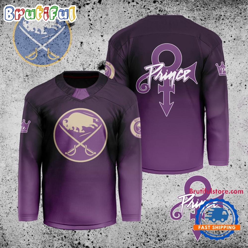 NHL Buffalo Sabres Personalized Prince Night Hockey Jersey NHL Buffalo Sabres Personalized Prince Night Hockey Jersey