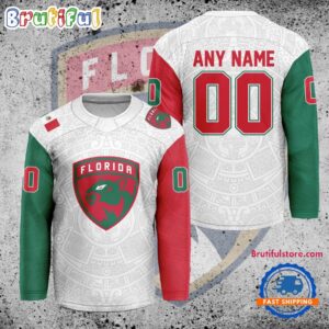 NHL Florida Panthers Personalized Mexican Heritage Hockey Jersey