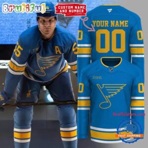St. Louis Blues Remixed Remastered Reborn 2026 Custom Hockey Jersey