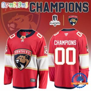 Florida Panthers Champion NHL Stanley Cup 2026 Custom Hockey Jersey