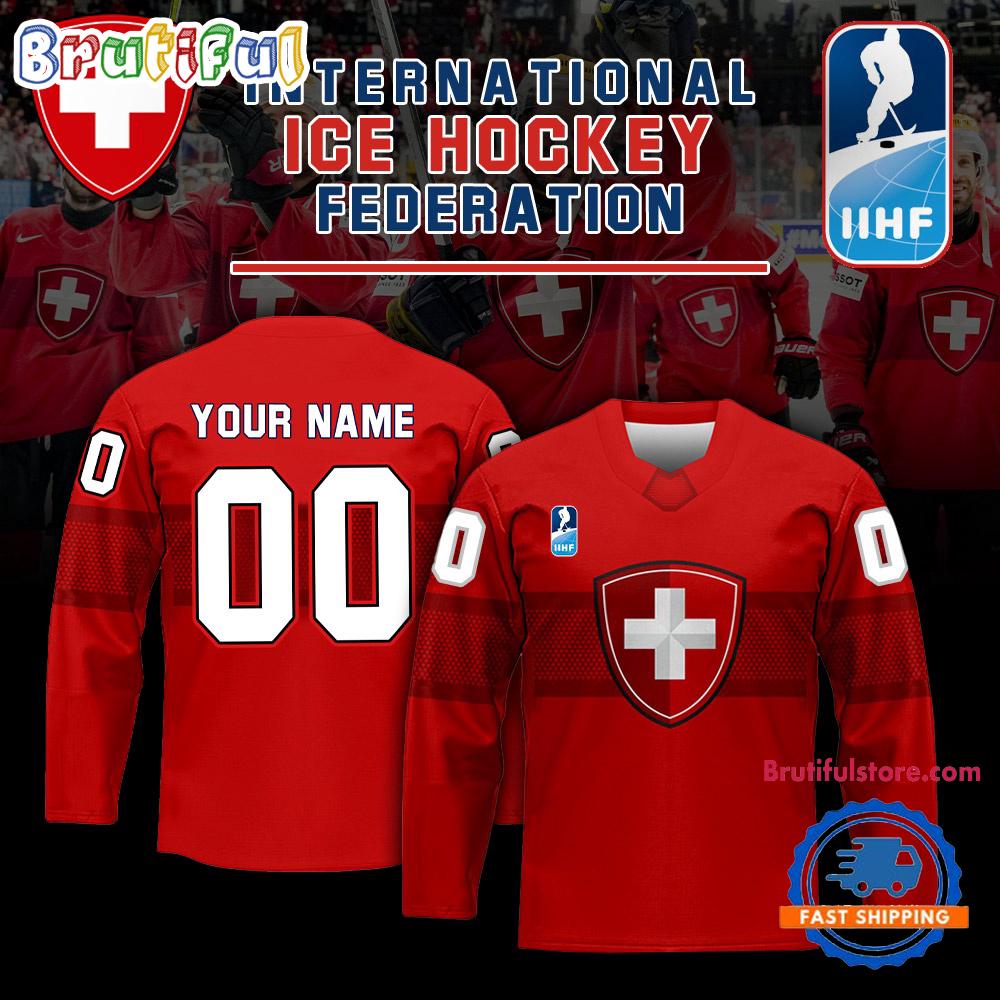 Switzerland IIHF ICE HOCKEY WORLD CHAMPIONSHIP 2026 Jersey Shirt Switzerland IIHF ICE HOCKEY WORLD CHAMPIONSHIP 2026 Jersey Shirt