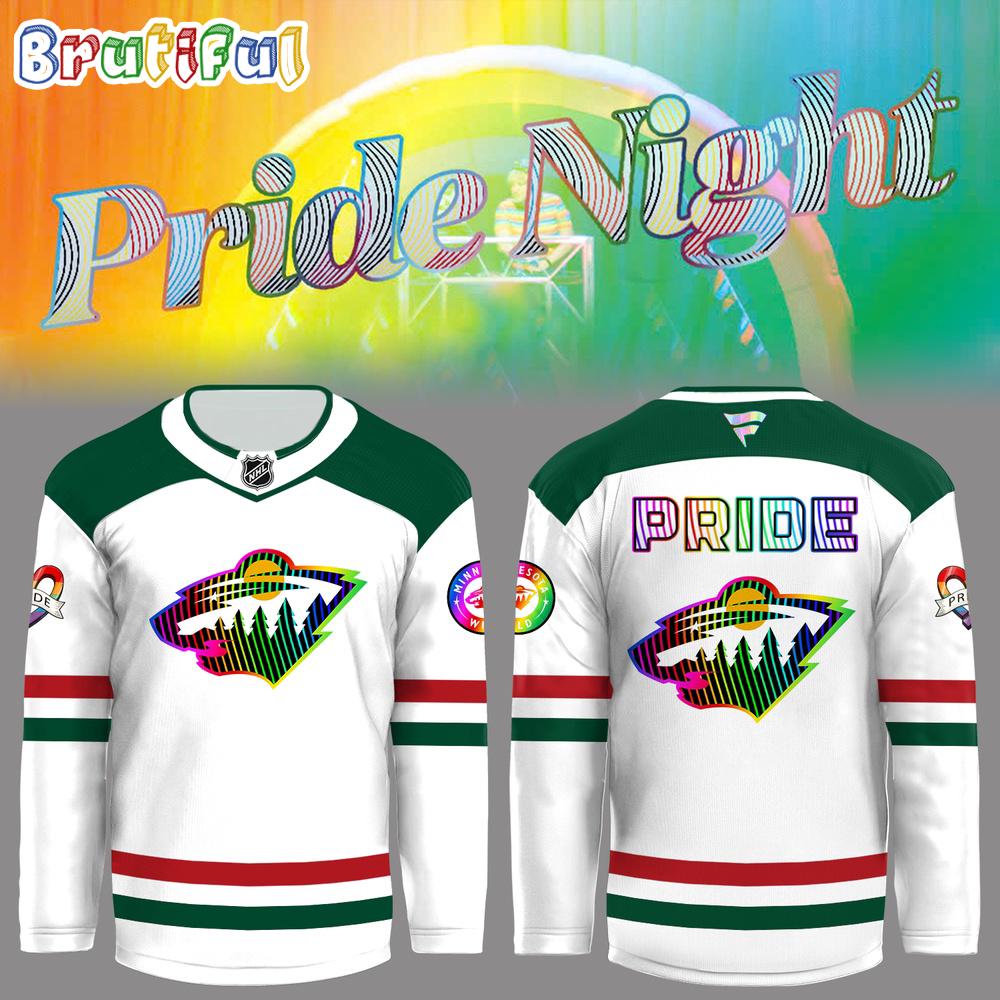 Minnesota Wild Pride Night Limited Edition 2026 Hockey Jersey Minnesota Wild Pride Night Limited Edition 2026 Hockey Jersey