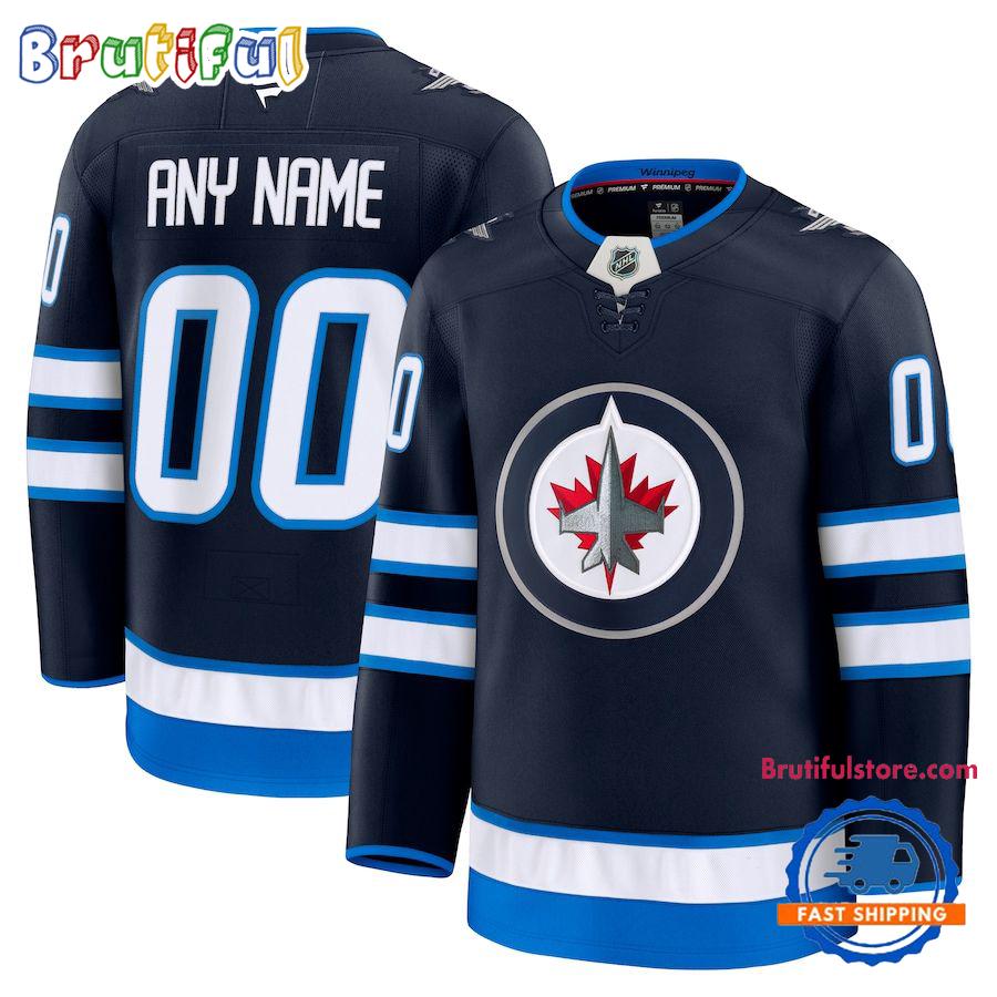 NHL Winnipeg Jets Home Premium Custom Hockey Jersey NHL Winnipeg Jets Home Premium Custom Hockey Jersey
