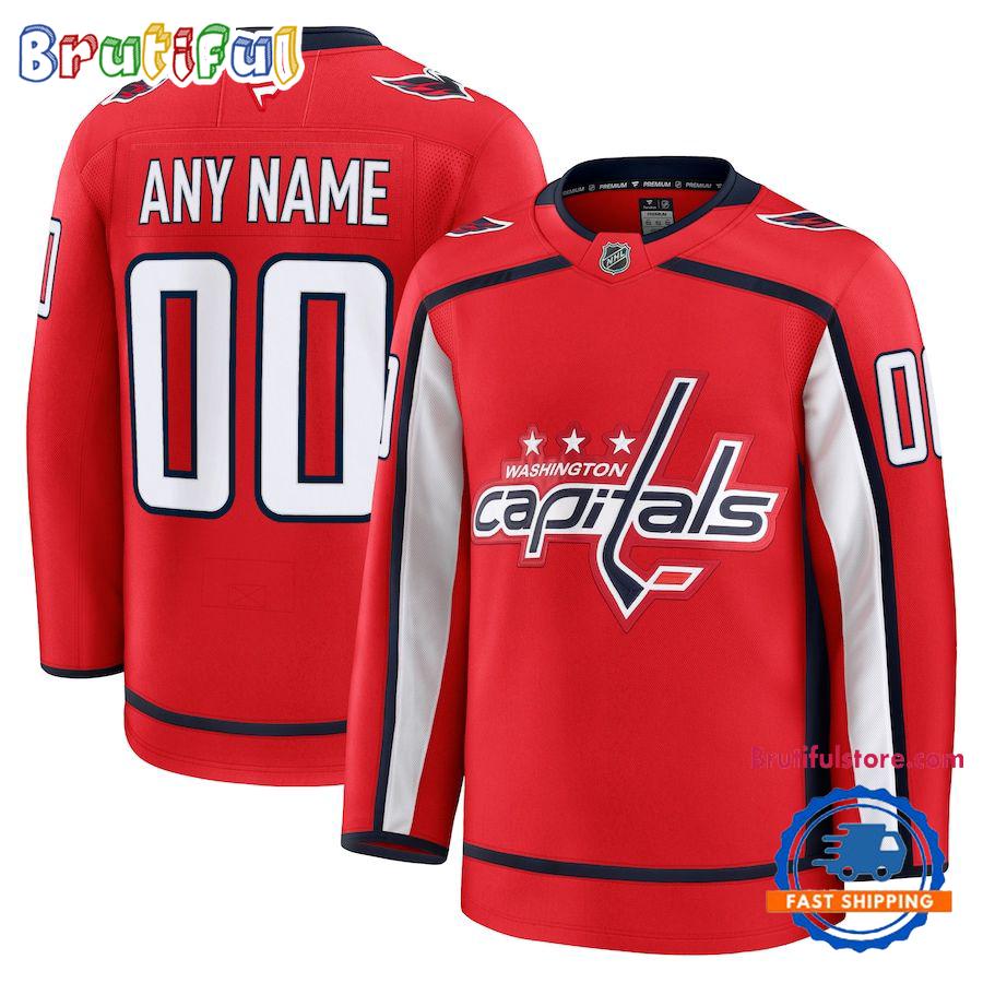 NHL Washington Capitals Home Premium Custom Hockey Jersey NHL Washington Capitals Home Premium Custom Hockey Jersey