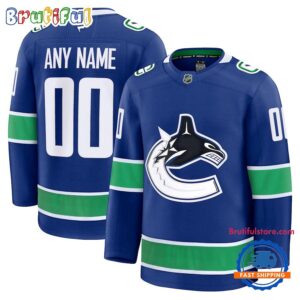 NHL Vancouver Canucks Home Premium Custom Hockey Jersey