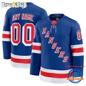 NHL New York Rangers Home Premium Custom Hockey Jersey
