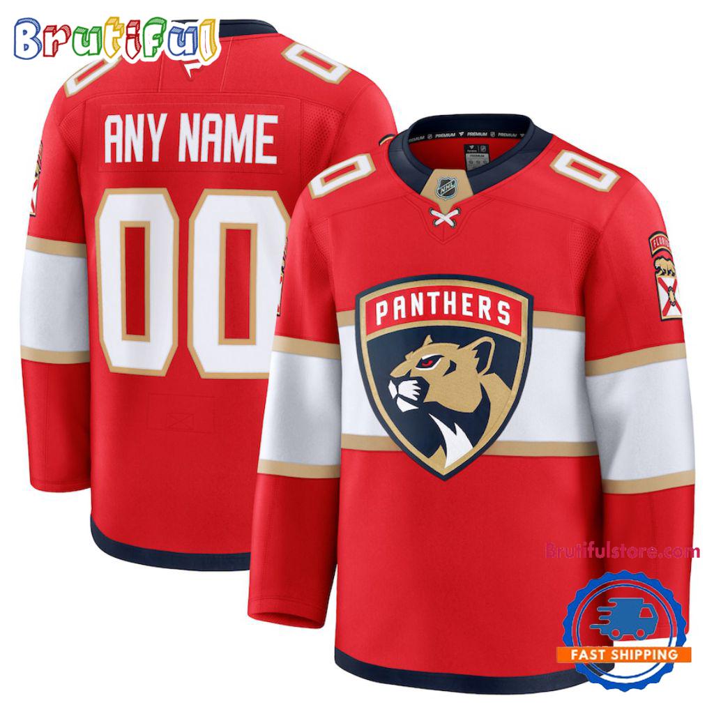 NHL Florida Panthers Home Premium Custom Hockey Jersey NHL Florida Panthers Home Premium Custom Hockey Jersey