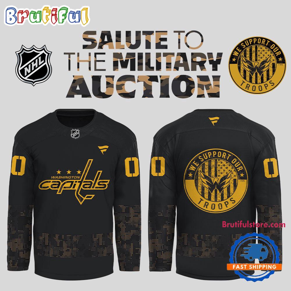 Washington Capitals Salute to Military 2026 NHL New Hockey Jersey Washington Capitals Salute to Military 2026 NHL New Hockey Jersey