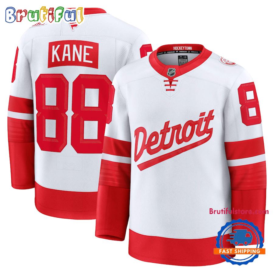 Detroit Red Wings 2026 NHL Stadium Series Patrick Kane #88 Hockey Jerssey Detroit Red Wings 2026 NHL Stadium Series Patrick Kane #88 Hockey Jerssey