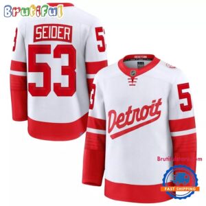 Detroit Red Wings 2026 NHL Stadium Series Moritz Seider #53 Hockey Jerssey