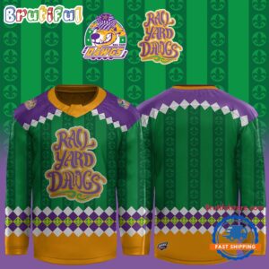 Roanoke Dawgs 2026 Mardi Gras Limited Edition Hockey Jersey