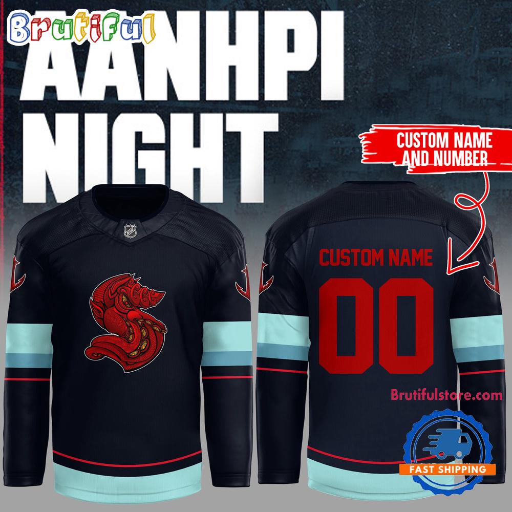 Seattle Kraken Asian American Native Hawaiian Pacific Islander Hockey Jersey Seattle Kraken Asian American Native Hawaiian Pacific Islander Hockey Jersey
