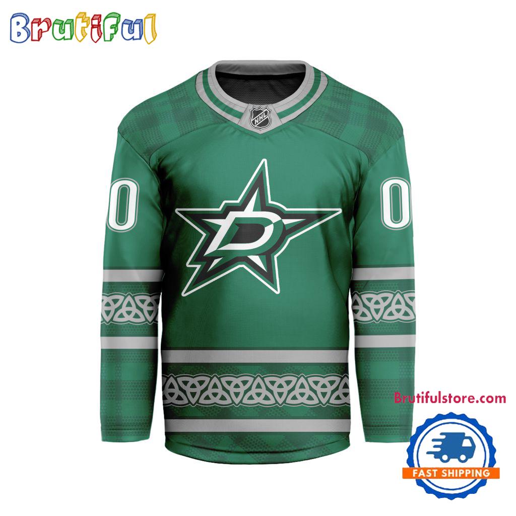 NHL Dallas Stars For St.Patrick’s Day Limited New Hockey Jersey NHL Dallas Stars For St.Patrick’s Day Limited New Hockey Jersey