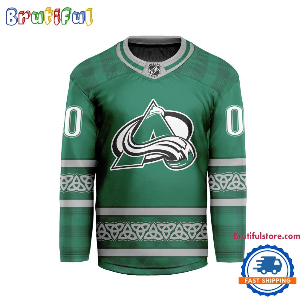 NHL Colorado Avalanche For St.Patrick’s Day Limited New Hockey Jersey NHL Colorado Avalanche For St.Patrick’s Day Limited New Hockey Jersey