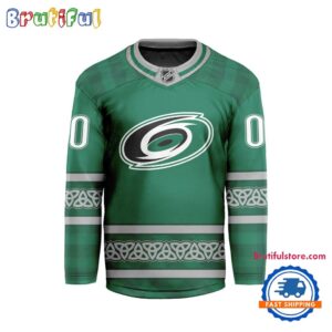 NHL Carolina Hurricanes For St.Patrick’s Day Limited New Hockey Jersey