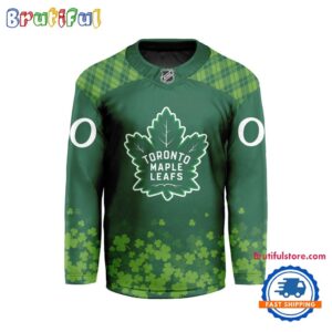 NHL Toronto Maple Leafs St.Patrick’s Day New Design Hockey Jersey, NHL Patricks Day Jersey