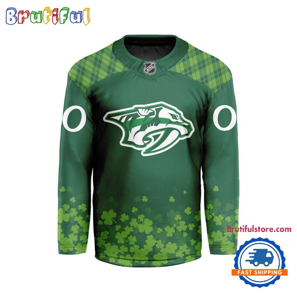 NHL Nashville Predators St.Patrick’s Day New Design Hockey Jersey, NHL Patricks Day Jersey NHL Nashville Predators St.Patrick’s Day New Design Hockey Jersey, NHL Patricks Day Jersey