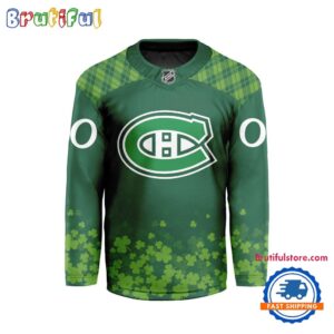 NHL Montreal Canadiens St.Patrick’s Day New Design Hockey Jersey, NHL Patricks Day Jersey