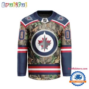 NHL Winnipeg Jets Special Realtree Camo Hunting Hockey Jersey