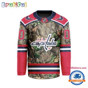 NHL Washington Capitals Special Realtree Camo Hunting Hockey Jersey