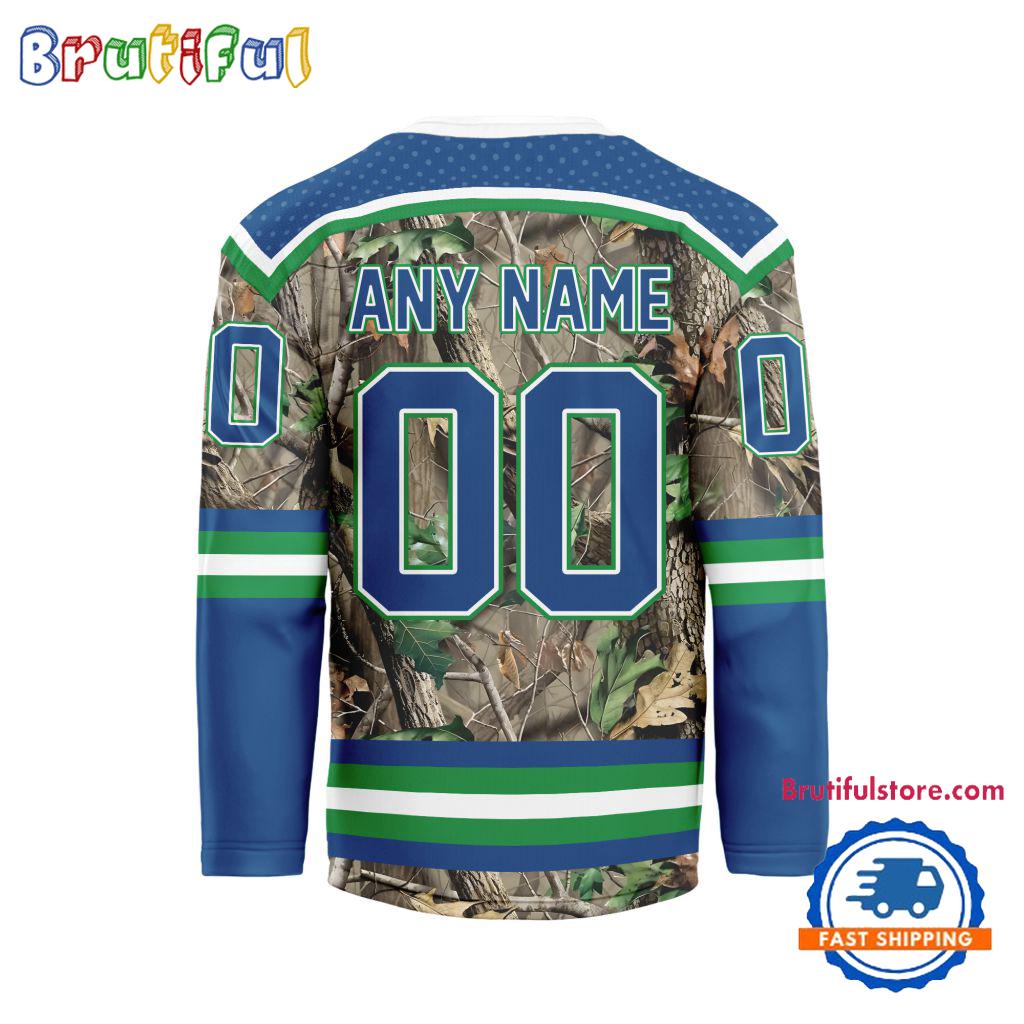 NHL Vancouver Canucks Special Realtree Camo Hunting Hockey Jersey NHL Vancouver Canucks Special Realtree Camo Hunting Hockey Jersey