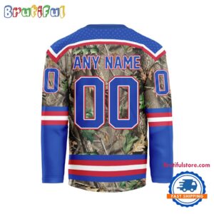 nhl new york rangers special realtree camo hunting hockey jersey0736.jpg