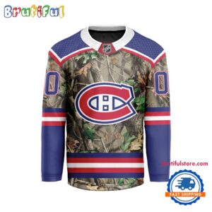 NHL Montreal Canadiens Special Realtree Camo Hunting Hockey Jersey
