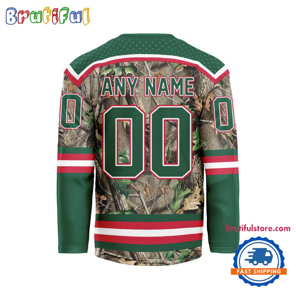 NHL Minnesota Wild Special Realtree Camo Hunting Hockey Jersey NHL Minnesota Wild Special Realtree Camo Hunting Hockey Jersey
