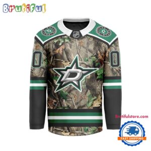 NHL Dallas Stars Special Realtree Camo Hunting Hockey Jersey