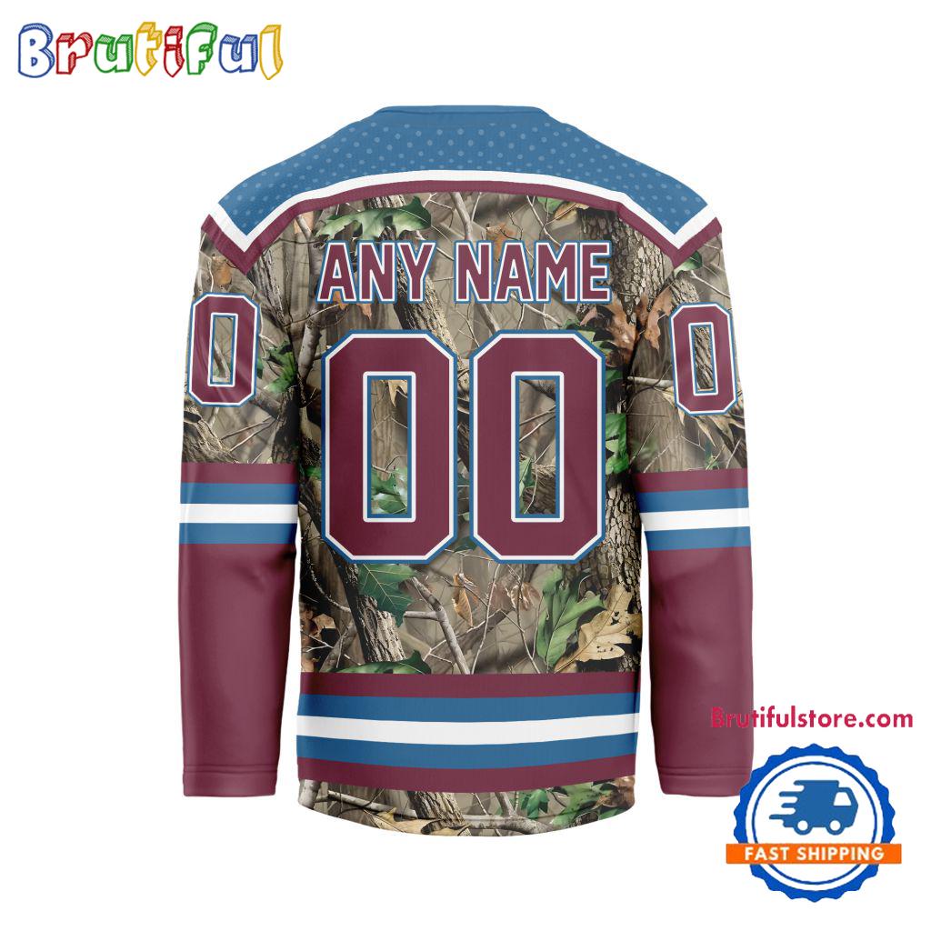NHL Colorado Avalanche Special Realtree Camo Hunting Hockey Jersey NHL Colorado Avalanche Special Realtree Camo Hunting Hockey Jersey