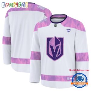 NHL Vegas Golden Knights 2024 Hockey Fights Cancer Practice Jersey Shirt