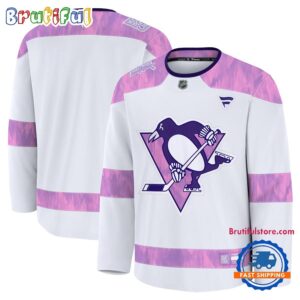 NHL Pittsburgh Penguins 2024 Hockey Fights Cancer Practice Jersey Shirt
