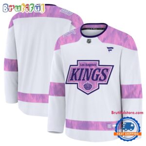 NHL Los Angeles Kings 2024 Hockey Fights Cancer Practice Jersey Shirt