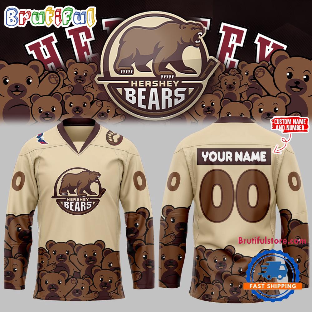 Hershey Bears 2024 NHL New Design Hockey Jersey Hershey Bears 2024 NHL New Design Hockey Jersey