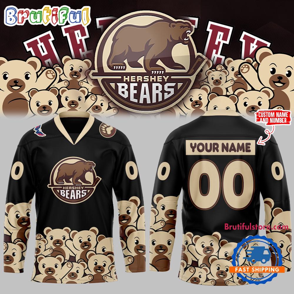 Hershey Bears 2024 Hockey Team New Design Jersey Shirt Hershey Bears 2024 Hockey Team New Design Jersey Shirt