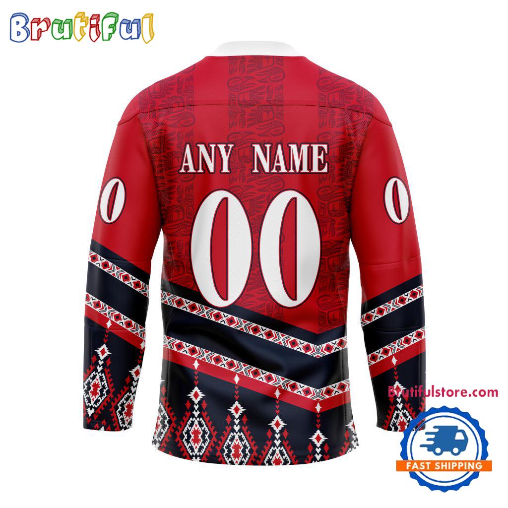 NHL Washington Capitals Personalized Native American Hockey Jersey NHL Washington Capitals Personalized Native American Hockey Jersey