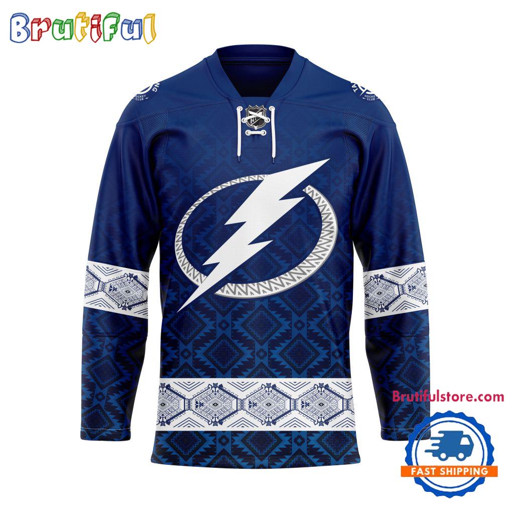 NHL Tampa Bay Lightning Personalized Native American Hockey Jersey NHL Tampa Bay Lightning Personalized Native American Hockey Jersey