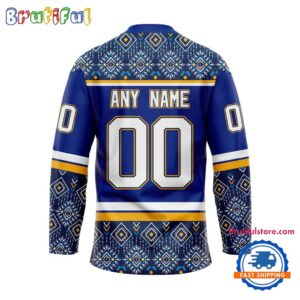 nhl st louis blues personalized native american hockey jersey3225.jpg