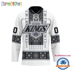 NHL Los Angeles Kings Personalized Native American Hockey Jersey