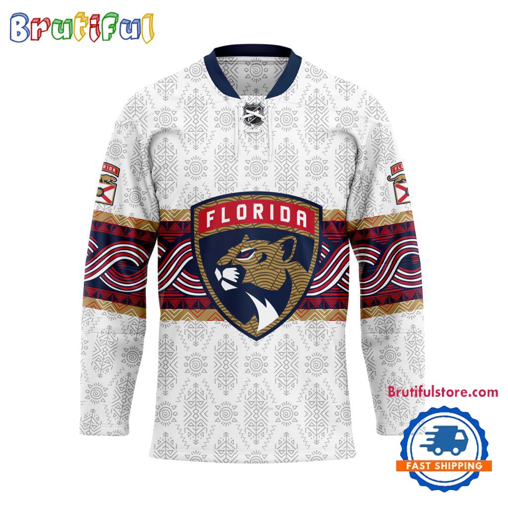 NHL Florida Panthers Personalized Native American Hockey Jersey NHL Florida Panthers Personalized Native American Hockey Jersey