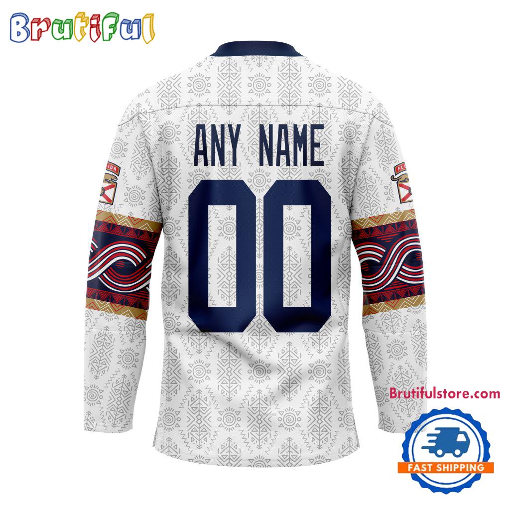 NHL Florida Panthers Personalized Native American Hockey Jersey NHL Florida Panthers Personalized Native American Hockey Jersey