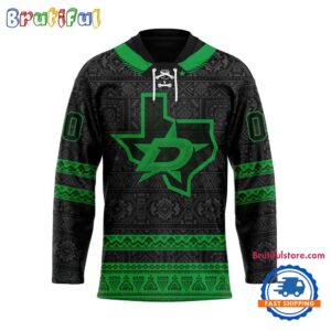 NHL Dallas Stars Personalized Native American Hockey Jersey