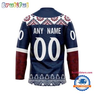 nhl colorado avalanche personalized native american hockey jersey4854.jpg