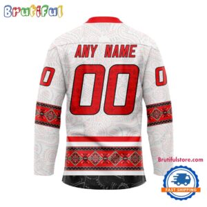 nhl carolina hurricanes personalized native american hockey jersey6160.jpg