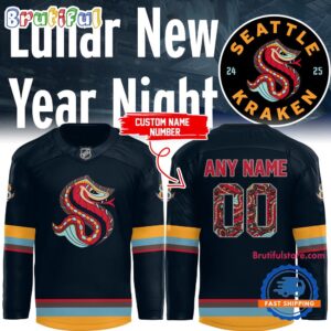 NHL Seattle Kraken Lunar New Year Night Limited Edition Hockey Jersey