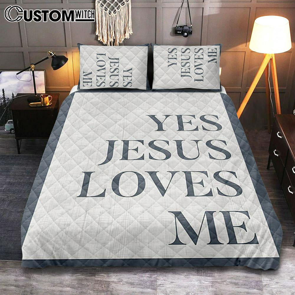 Yes Jesus Loves Me Quilt Bedding Set Bedroom Decor – Christian Quilt Bedding Set Bedroom Decor Yes Jesus Loves Me Quilt Bedding Set Bedroom Decor – Christian Quilt Bedding Set Bedroom Decor