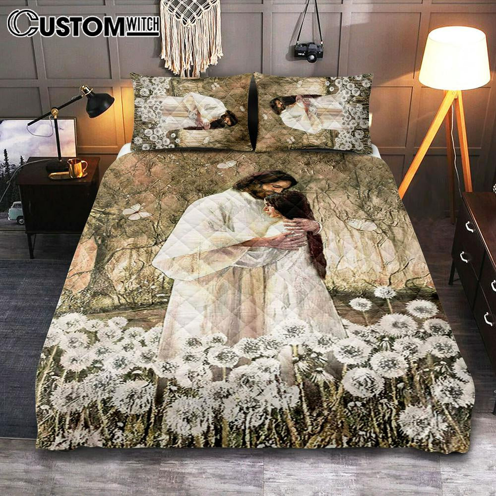 The World In His Arm Dandelion Field Quilt Bedding Set Art – Christian Art – Bible Verse Bedroom – Religious Home Decor The World In His Arm Dandelion Field Quilt Bedding Set Art – Christian Art – Bible Verse Bedroom – Religious Home Decor