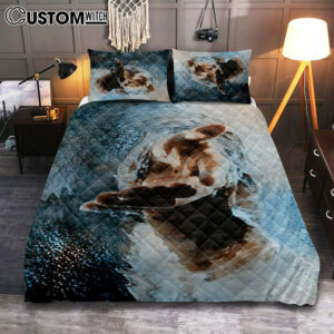 The Saving Hand Of God Quilt Bedding Set Prints – Christian Cover Twin Bedding Decor – Bible Verse Quilt Bedding Set Art
